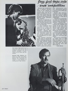 JazzFest 21 featuring Mike Metheny (Truman State University Echo, 1989. p. 252)